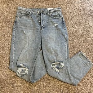 H&M Ultra High Rise Mom Jean